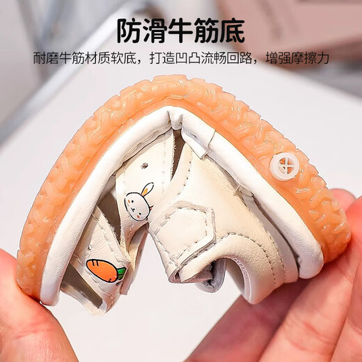 Yupinjia Baby Toddler Shoes Summer Breathable Sandals Baby Shoes Baotou Non-slip Soft Sole Shoes for Boys and Girls 1-3 Years Old Cartoon Beige 18 Inner Length 12.5cm