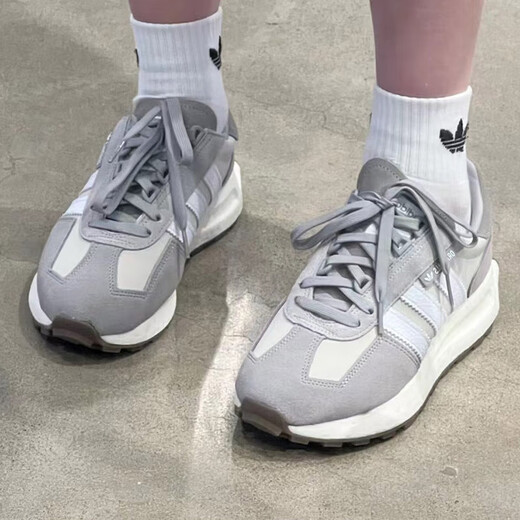 阿迪达斯（adidas）三叶草男鞋女鞋2025夏季新款RETROPY E5老爹鞋情侣运动复古休闲鞋 GY9922灰/深灰 42.5 (265mm)