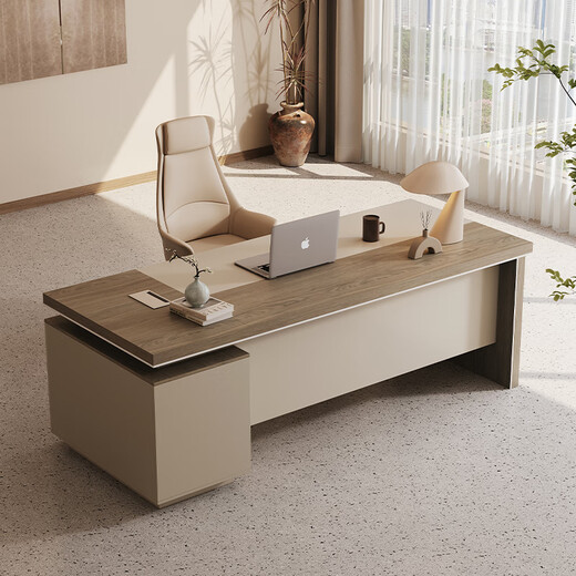 Shuxuan (SHUXUAN) desk boss desk office modern simple office furniture single executive desk president manager supervisor desk