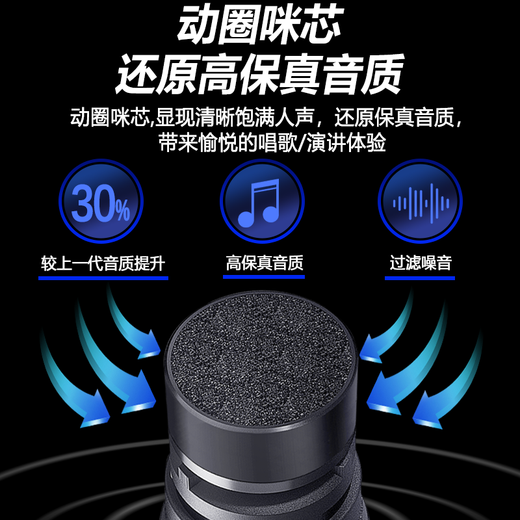 乐视L2 充电无线麦克风家庭KTV唱歌舞台主持演讲K歌会议音箱音响功放万能话筒一拖二