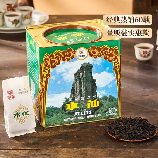 海堤茶叶水仙茶乌龙茶足火岩茶福建乌龙茶口粮自己喝 【机器包】水仙 400g*1罐