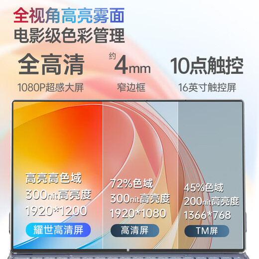 戴睿（dere）政府补贴平板电脑二合一酷睿i3高性能触控屏金属商务办公学习教育影音娱乐windows系统笔记本