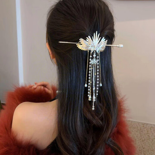 VAN OCEAN ANNORA hairpin ancient style high-end hairpin birthday gift headdress angel wings new Chinese style women's 2025 new style angel wings hairpin
