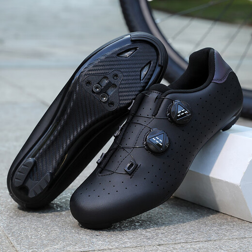 Yuanzu Shanhe Road Lock Shoes Cycling chaussures Lock Shoes sans semelle dure hommes et femmes Bicycle de montagne Vélo de carbone Fibre Lock Shoes Sh681 Blanc NOUVEAU MODÈLE DE LOCATE