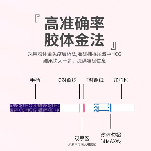 Yuting pregnancy test stick high-precision display pregnancy test paper early pregnancy test paper strip detection pen pregnancy test paper family planning supplies Yuting early pregnancy test paper 10 pieces + urine cup 10 pieces