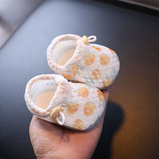Lubei Mengdou Baby Summer Mesh Zapatos Sandalias de piso a prueba de frío Sandalias para bebés Sole Sole 0-3-6 de un año Summer de malla ultra delgado [Strawberry CX] 11 Longitud interna 10 cm (0-6 meses)