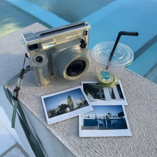 Fuji (FUJIFILM) instax WIDE400 Polaroid wide format photo paper large field of view WIDE 400 wilderness green official standard