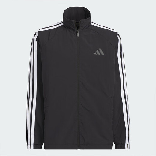 Adidas Jacke Herren Herbst New Ragdoll Sleeve Sportswear Casual Locker Lose Stand Halsband Jacke KC3892/Black-Drei Streifen/Standkragen 2xl