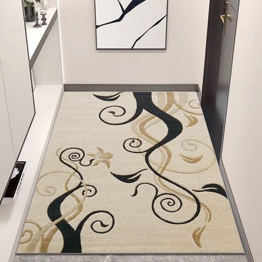Carpet d'entrée Porte d'entrée de porte salon salon Luxe Luxury Entrance Poot Porte porte Porte de porte de sol de sol Cutable Mickey 4882 -J 1 Piece 120x170cm