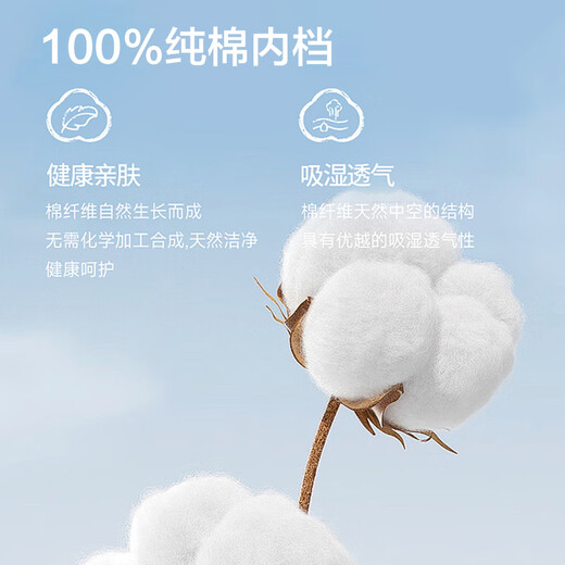 
Yi Ershuang [Class A 0 dyed cotton without fluorescent agent] Underwear for women, high waist, belly-closing pure cotton flat corner safe 7A antibacterial 3 pieces