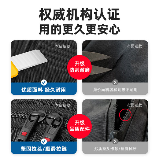 JINSHIWQ backpack men's large capacity business travel bag computer backpack mountaineering school bag computer bag black exclusive extra large size