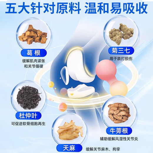 Beijing Tongrentang Tianma Sanqi Tongluo Tabletten Eucommia Ulmoides Supra Sanqi Tongluo Tabletten mittleren Alters und älterer Knie-Gelenk Schmerz Eine Flasche Erfahrung Offizielles Geschäft Jingzi Flaggschiffgeschäft