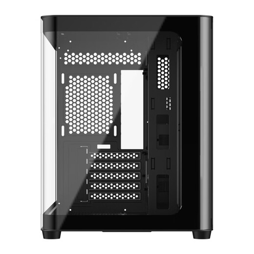 Great Wall Vision S11 Black Sea View Chassis (curved glass/M-ATX motherboard/vertical air duct/9 fan positions/360 water cooling positions/dual compartments/supports 5080 graphics card)