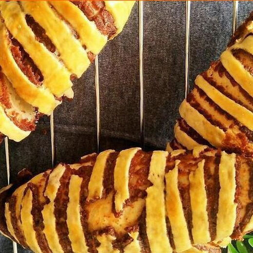 立王驾到老式豆沙馅面包长条毛毛虫红豆夹心蛋糕点心营养代早餐零食680g