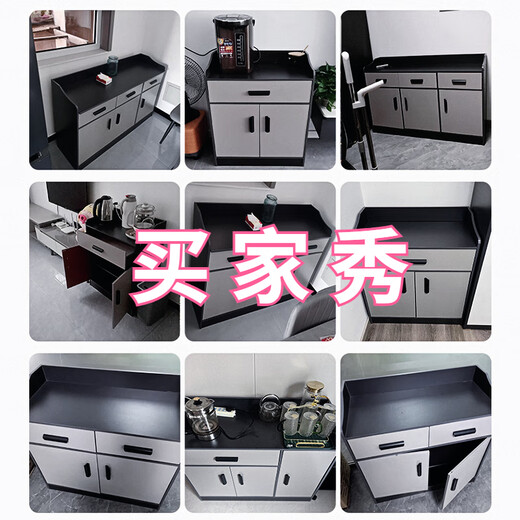 Yijia деревянный светильник, роскошный буфет, настенный шкаф для гостиной, многофункциональный шкаф для хранения, современный простой чайный шкаф, винный шкаф, столешница с резьбовыми отверстиями, свет, роскошные две двери и один ящик, установка от двери до двери 60 * 34 * 93 см