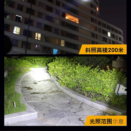 
Miruo special flashlight for the elderly household rechargeable high-light lighting small portable outdoor durable U 3888 red medium size