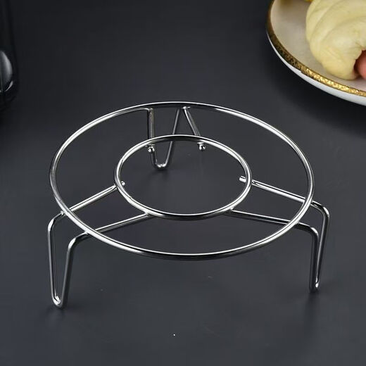 Leishton 304 stainless steel steaming rack household steamer food-grade steamer steaming plate rack 2.5 steaming rack diameter 10cm high 3cm
