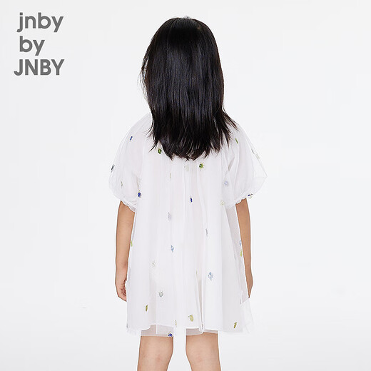 jnby by JNBY新款江南布衣童装oversizeA型短袖连衣裙25夏女童1P4G12240 031/深灰 图案随机 130 cm