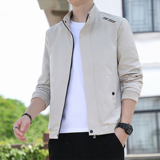 
Official website Spring and Autumn Men's Thin Jacket Men's 2025 New Stand-Link Jacket Fashion and Versatile Casual Style 686 [Hidden Blue] M [Suggested 80-95 Jin [Jin equals about 0.5 kg]]