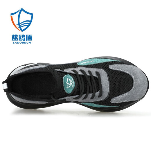 Labor protection shoes for men in summer, breathable, wear-resistant, non-slip, insulated, anti-static, anti-smashing and anti-stab, steel toe, Laobao work site 9918, summer breathable, lightweight fly-knit style 40