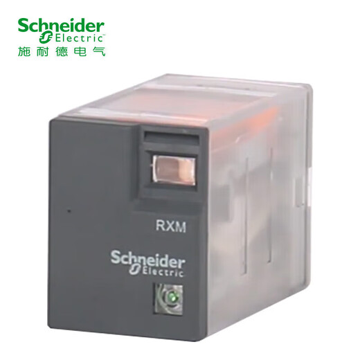 Schneider Electrical Intermediate Relay 24V RXM8 Pin 2 Opening and 2 Closed DC24V 5A with LED Indicator RXM2LB2BD