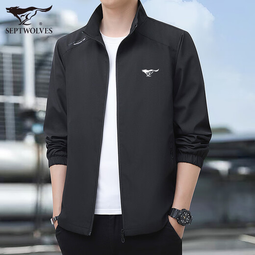 Siete Lobos Septwolves Jacket Pilot Jacket Hombres de 2025 Casco informal y otoñal Versátil Jacket Hands de alta gama Traje de papá joven 2366 Caki XL Regular Peso recomendado 120-140 Jin [Jin equivale a 0.5 kg]