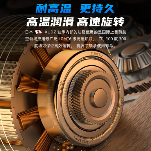 XUDZ轴承型号大全6212电机6213 6214 6215 6216 6217RS 高速 6212RS/P5胶封[加重加厚工业精密P5级]
