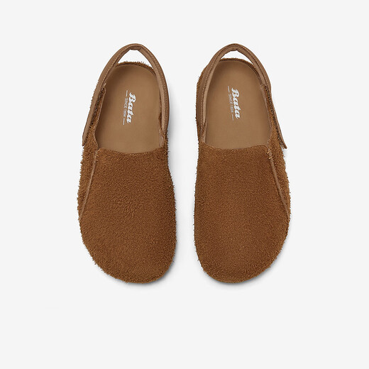 Bata Birkenstock Chaussures pour les femmes 2025 Automne Shopping Mall New British Style Ox coupe la peau épaisse semelle auh09ch5 marron 36