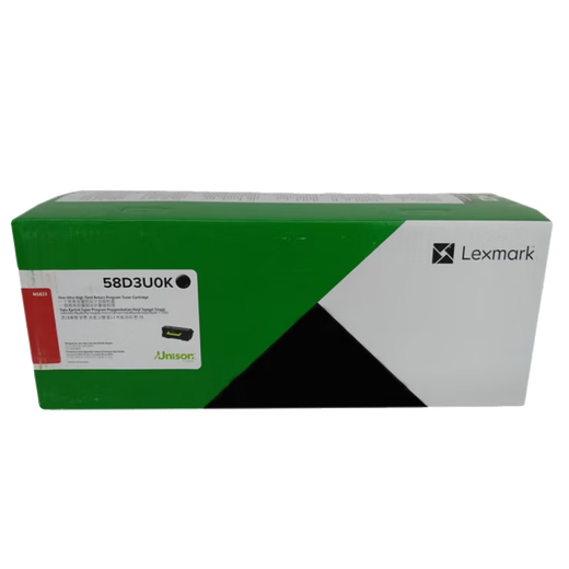 LEXMARK原装利盟58D3系列粉盒适用MX/MS725/MS821/MS823/MS826打印机墨盒 58D3U00 超高容粉盒(约5.5万页)