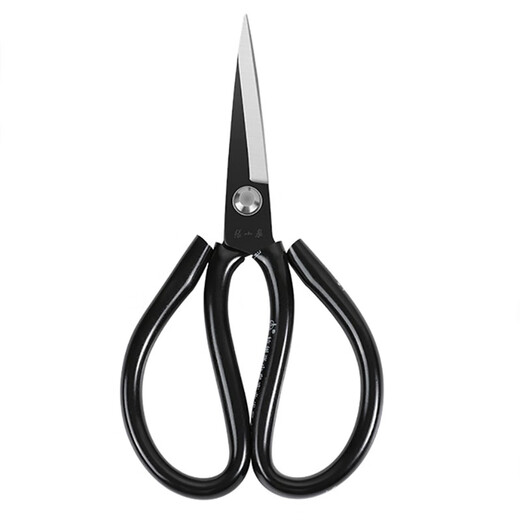 张小泉剪刀特大号皮革剪工业用剪刀小号尖头家用碳钢厨房剪刀 张小泉4111A-1全长19.8cm