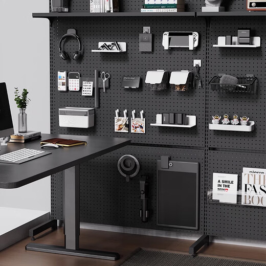 Banzheni universal hole board accessories no punching entrance door storage desktop books and clothes hangers wall kitchen hook storage cabinet Changhong partition storage box