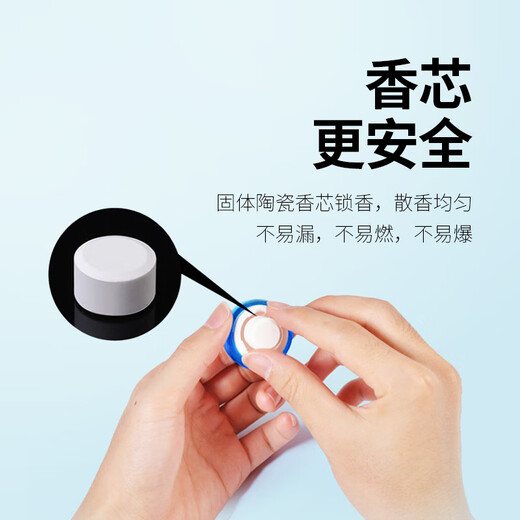 挂必天日本cue车载香薰出风口汽车香水车内装饰品摆件2025新款车用香氛 ca-12178-幸福香波2粒香片替换