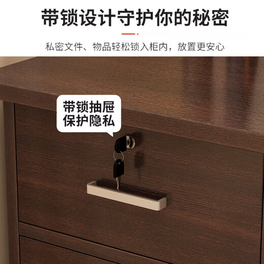 Xinyouliangjia computer desk desktop desk home writing study table adult desk A095 140 five drawers and one door
