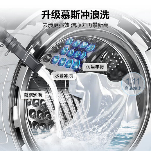 Haier drum washing machine fully automatic with dryer 10kg ultra-thin household appliances national subsidy OCC25JS first-class energy efficiency trade-in rental housing