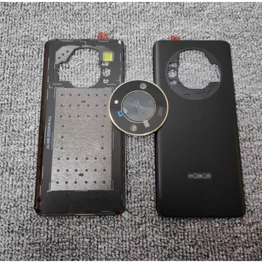 I Suitable for Honor x50 disassembly back cover ALY-AN00 frame Huawei mobile phone lens original back cover cover Honor x50 Athens Black original back cover heat dissipation sticker seal