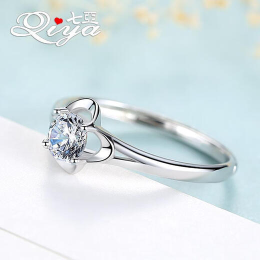 BZK999 sterling silver simple four-leaf clover ring female personality Japanese and Korean version student trend guardian happiness four-leaf clover ring exquisite gift box