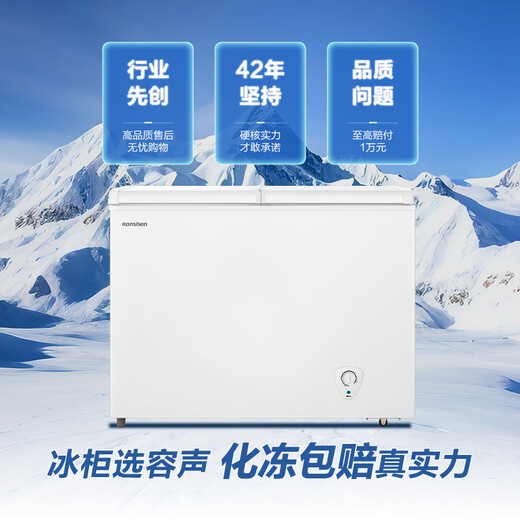 Ronshen 230L двухтемпературный холодильник с морозильной камерой двойного назначения для дома и бизнеса, двухкамерный, большой емкости для хранения свежих продуктов, двойной замок, холодная морозильная камера большой емкости, дверь-бабочка BCD-230ZKM