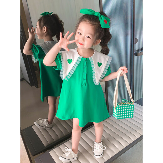 Zuo Feiluo 3879 filles robe d'été 2023 Jupe d'été de style coréen petite fille bébé princesse jupe tendance photo principale 90