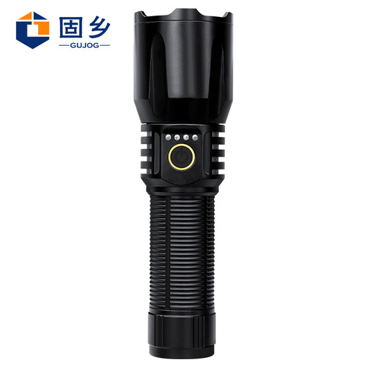 Guxiang Teleskop Zoom starke leichte Taschenlampe Fünf-Gang-Modus Ultra-Briten-Langstrecken-Langstreckenüberleben im Freien im Freien im Freien Camping Camping Night Lighting Taschenlampe [T9756]
