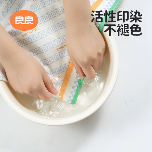良良隔尿垫麻棉婴儿小号尿垫宝宝尿垫夏天姨妈垫防水可洗透气2条 麻棉2条装45*35CM 小熊熊灰色 45x35cm