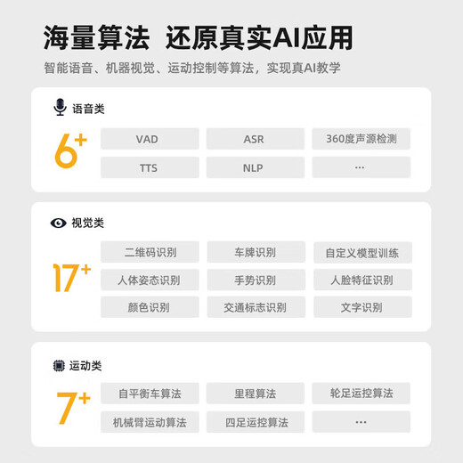 UBLIC UGOT artificial intelligence robot bionic AI course children's educational toy assembly remote control programming machine dog engineering car + wheat wheel car + balance car + deformation car