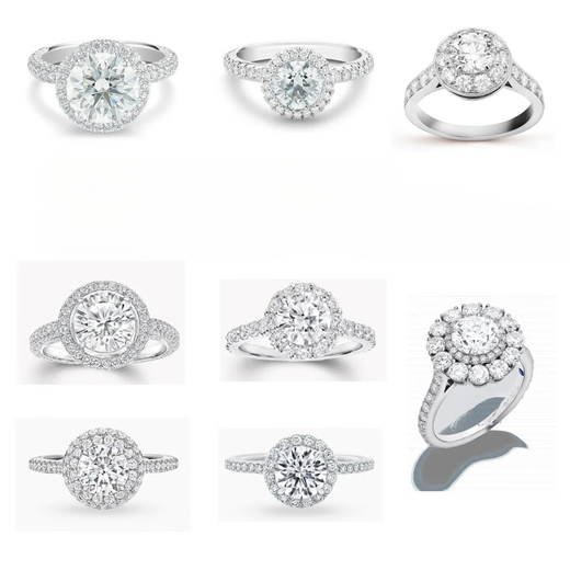 Shaoyu Harry Winston Harry Winston diamond ring TheOne platinum couple wedding ring diamond ring 1 carat diamond ring D VVS level