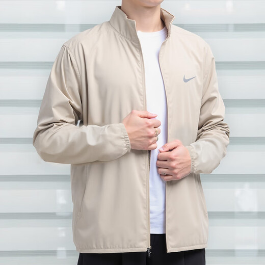 耐克（NIKE）外套男士 25夏季新款运动服装跑步速干衣立领防风衣梭织冰丝夹克 Dri-FIT导湿速干/热推/晒图退10 XL 【180】体重150~170斤左右