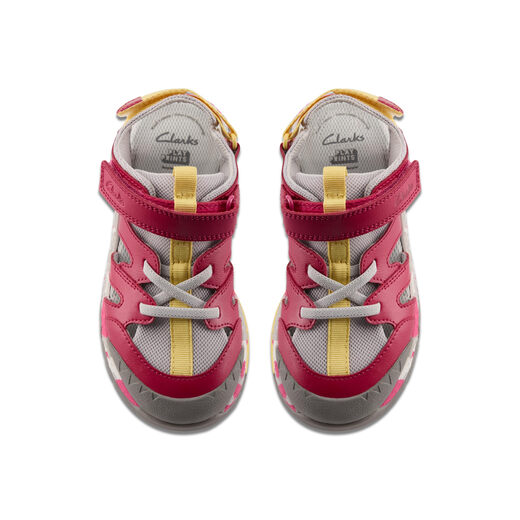 Clarks Girls Steggy Roar, Pink Combo Pink Combo 10.5 Big Kid