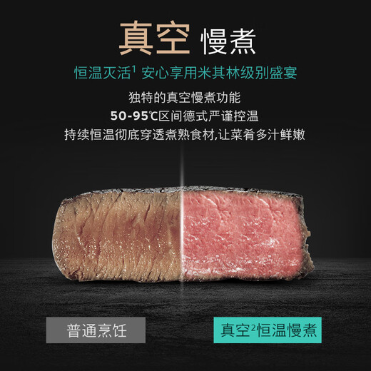 SIEMENS electric slow door six-in-one touch-open smart Rubik's cube 58L steaming and baking all-in-one machine embedded household steaming oven CS5S5N9G6W same model CS1T5MAG4W