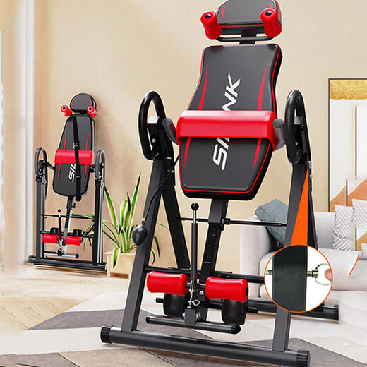 Haotuo inversion machine household material small inversion auxiliary inversion stretching yoga chair inversion device JM cool black