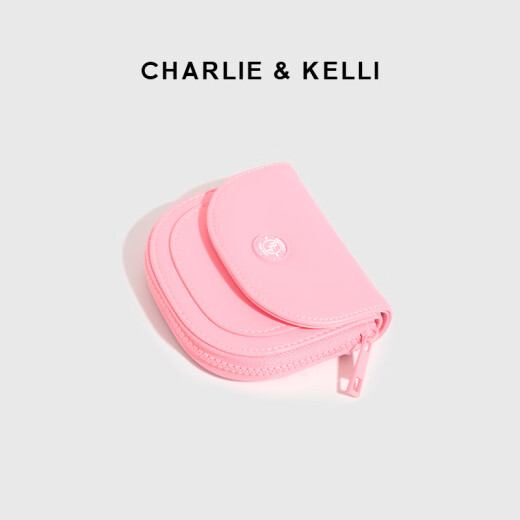 CHARLIE & KELLI官网 轻奢CK钱包女士小巧收纳包零钱包卡包生日礼物送女友老婆 米色