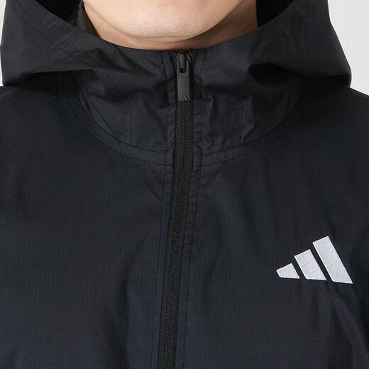 Adidas Jacket Official 2025 Autumn NUEVO entrenamiento al aire libre Jogging Fitness Sportswear Casual Loose Breatable Chaqueta IM7848/Negro/Fotos de espectáculo 10 S (175/88a)