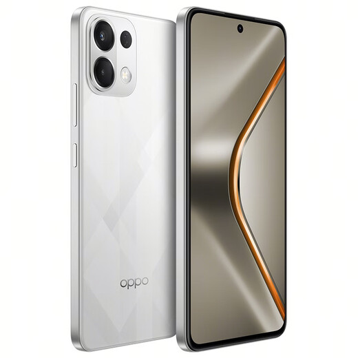 OPPOReno14 16GB+512GB Super beautiful small direct screen 2025 new product In-store purchase 12 issues Interest-free K12s 7000mAh large battery life 5G mobile phone Starburst White 8GB+128GB Official standard configuration