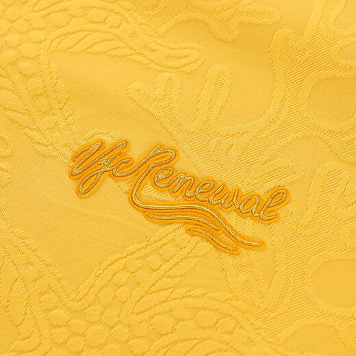 VJC [gleicher Stil für die Theke] 2025 Frühlings- und Sommer -Herren -Modekontrast Polo -Hemd Trendy Pendler B25BA1048 Yellow 2xl /54